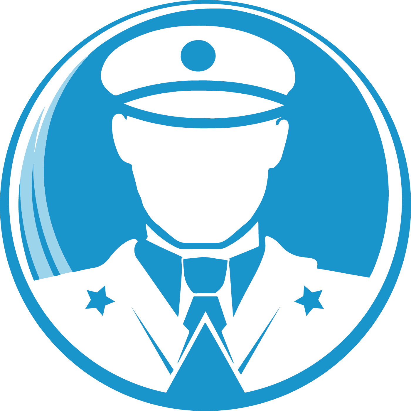 Watchman blue and white logo
