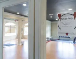 multi-family access control solution used in common areas like a clubhouse