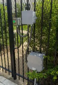 entry control system for outdoor entry points