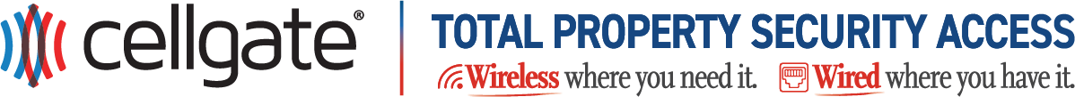 Logo - CellGate | Total Property Security Access - Wireless where you need it - Wired where you have it