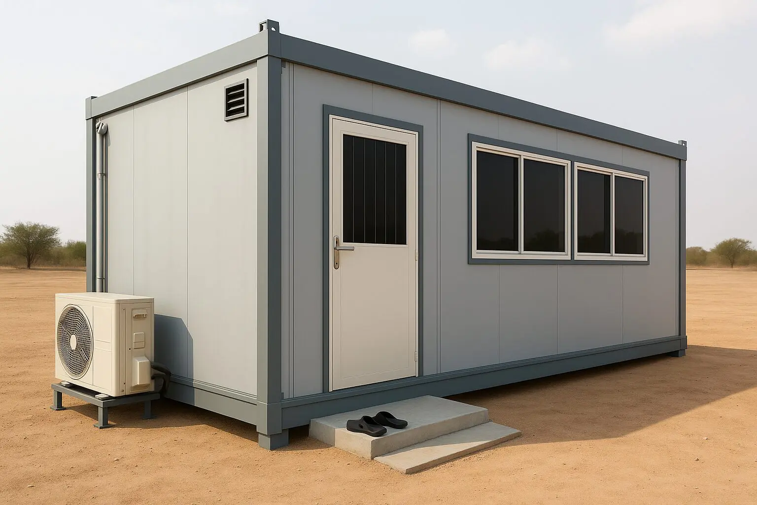 temporary structure access control with no preexisting wiring infrastructure