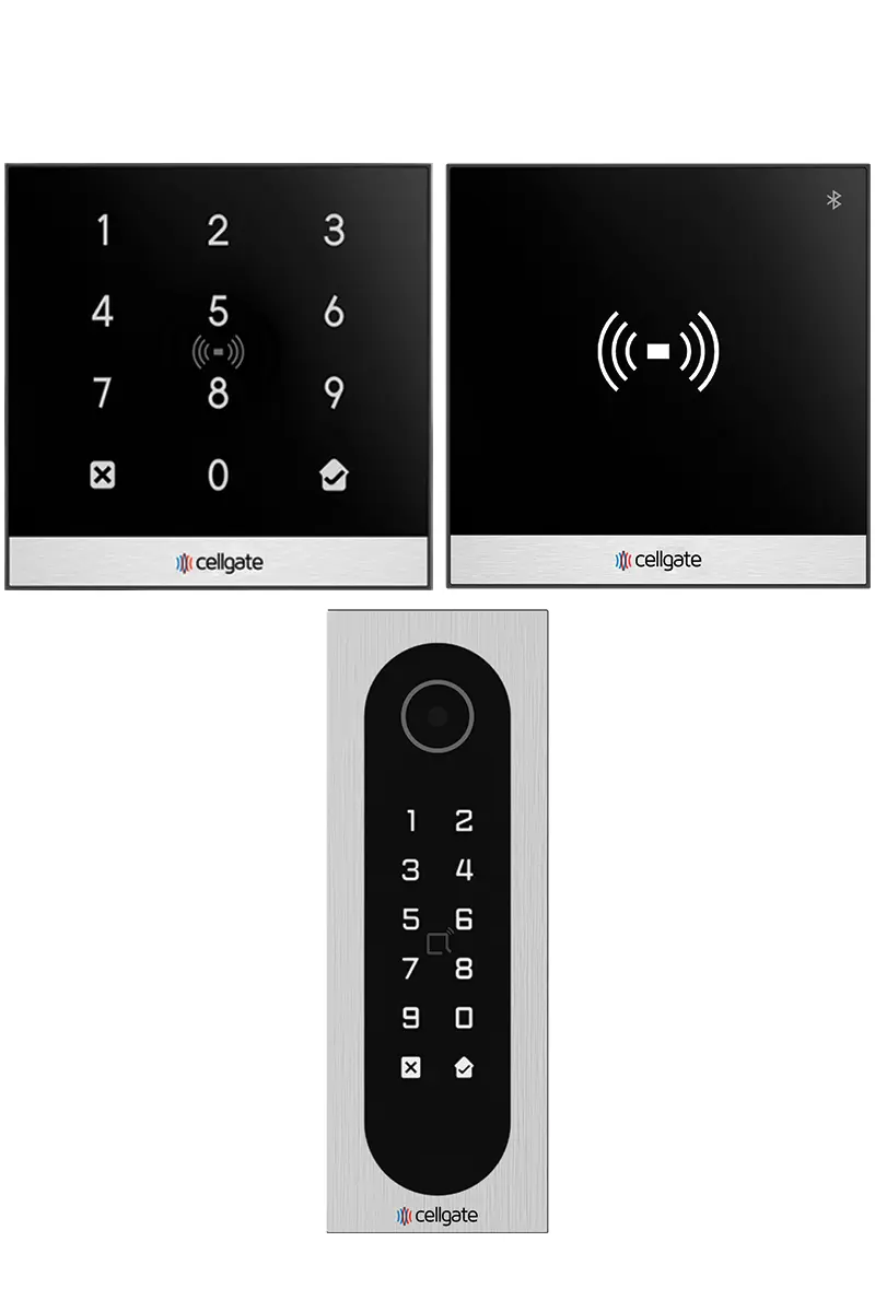 readers and credentials images of sensors with keypads cellgate products