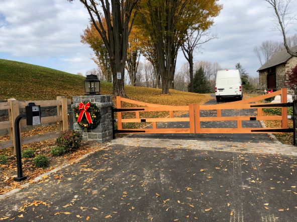 W450 access control system installed by The Gatekeeper in Brandamore, PA