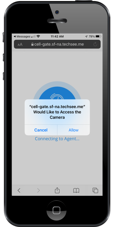 Virtual Assist invite on phone 2