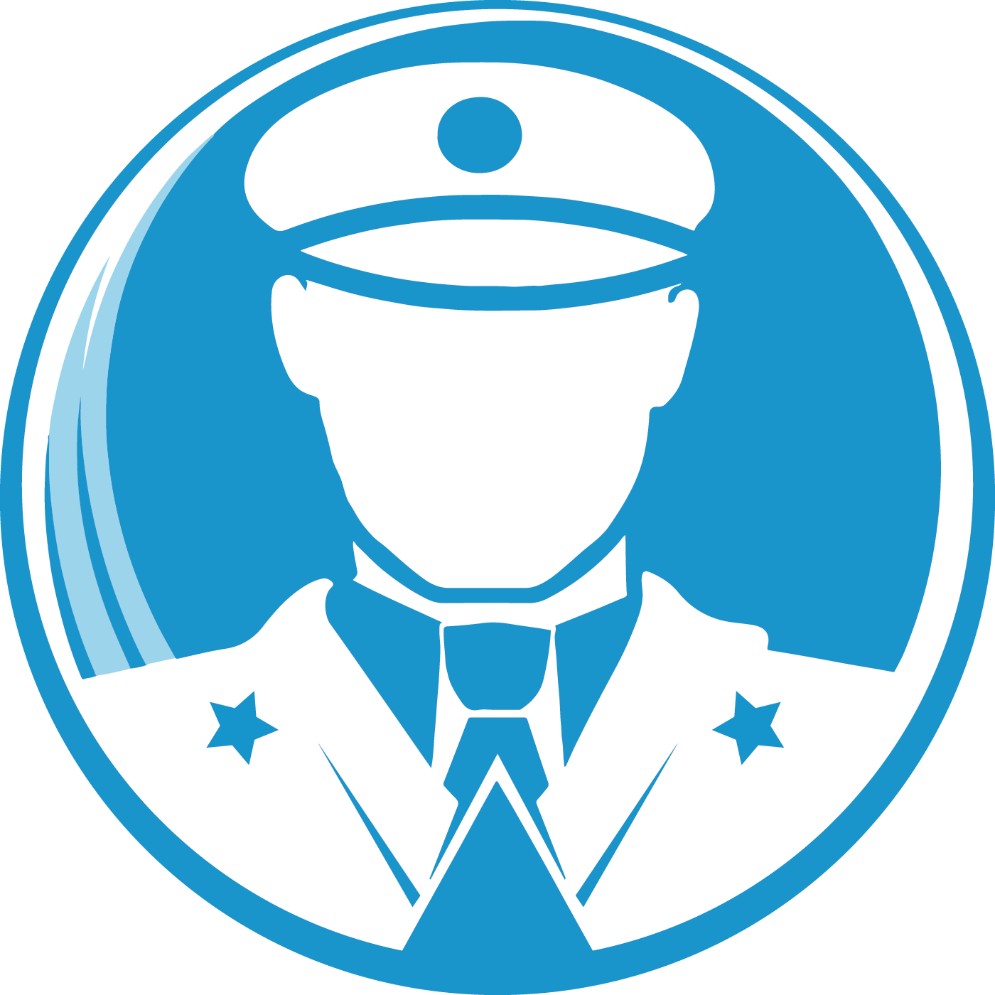 Watchman blue and white logo