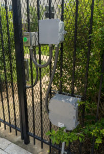 entry control system for outdoor entry points