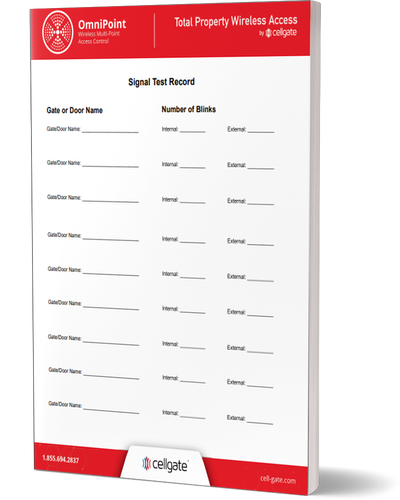 Signal Test Form