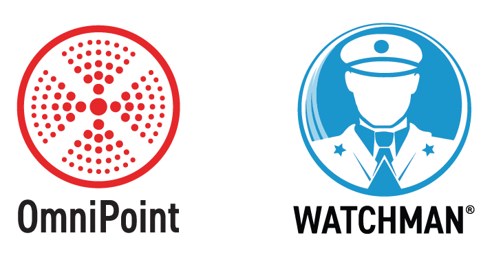 OmniPoint and Watchman logos side by side