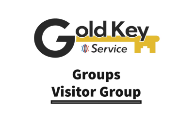 The Gold Key Service logo and the words "Groups: Vistior Group" below it