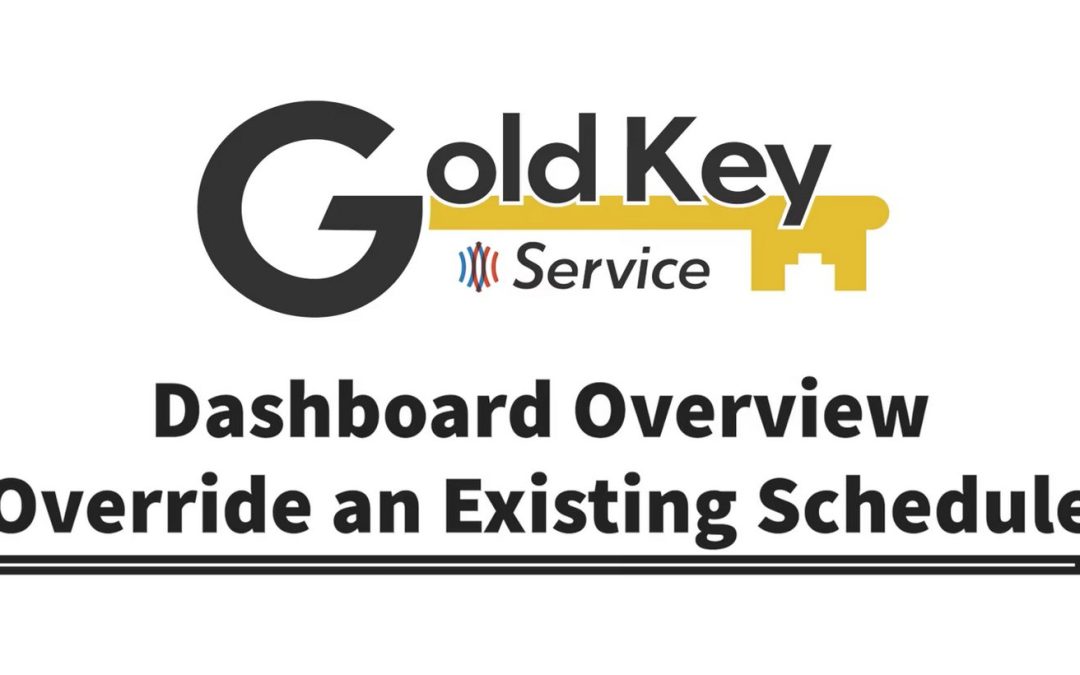 โถ Override an Existing Schedule