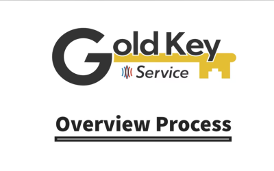 The Gold Key Service logo and the words "Overview Process" below it