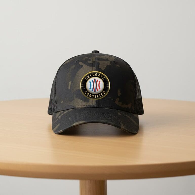 Merchandise kit with hats, pens, koozies and decals