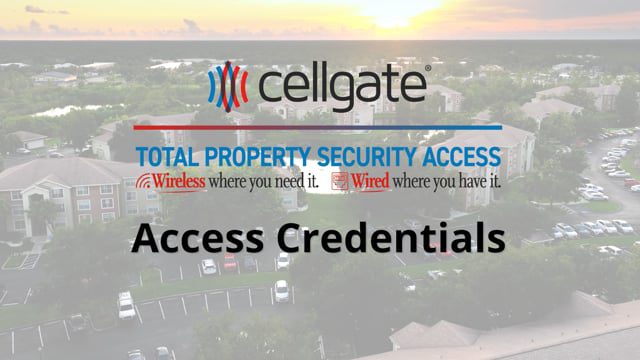 CellGate access credentials video thumbnail with TPSA branding