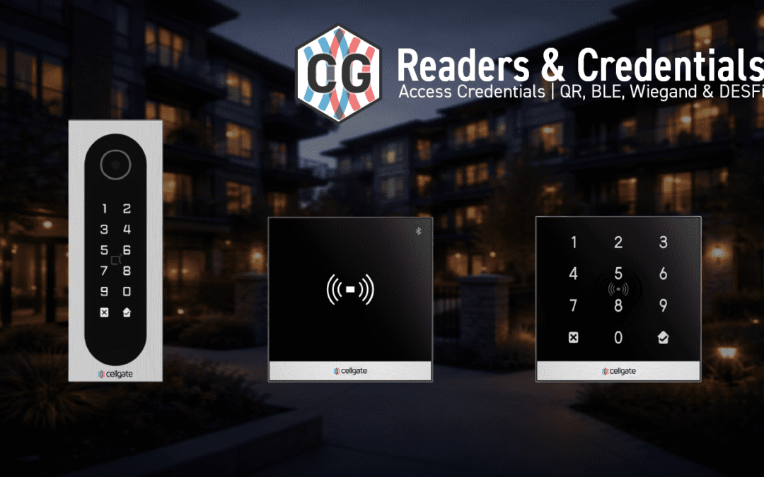 Security Solutions Manufacturer, CellGate, Launches New Entría™ line of Door & Gate Controllers and CG Readers & Credentials
