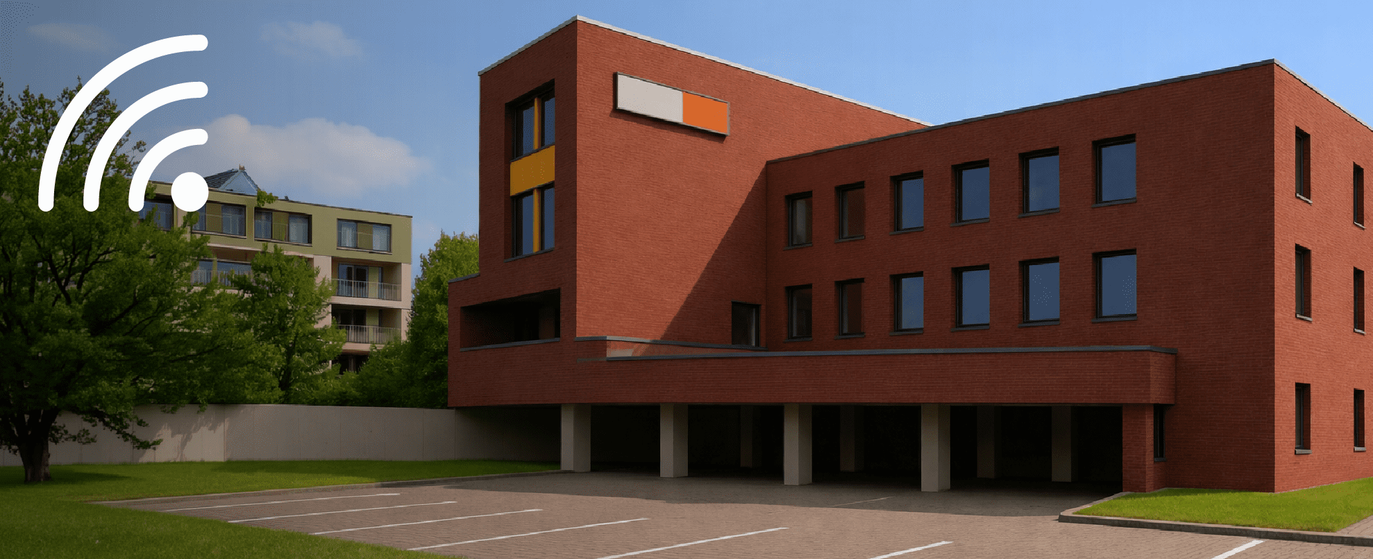 No wiring building