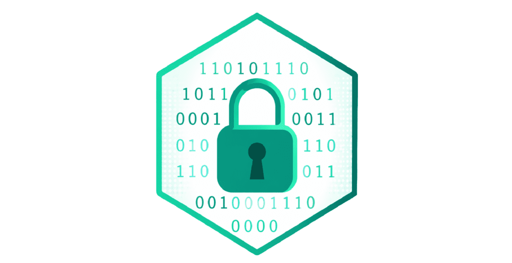 Lock symbol graphic on dark background representing CellGate access security